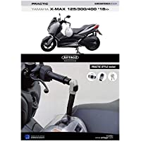 Artago 1650STY Candado Antirrobo Manillar Practic Style con Soporte para Yamaha Xmax 125-300-400 2018 Tricity 300 2020…